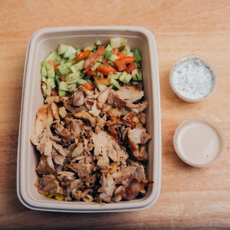 Delicious Chicken Shawarma Awaits